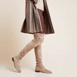 Light Brown Over the Knee Boots